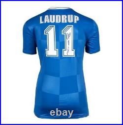 Brian Laudrup Signed Rangers Shirt Number 11 Autograph Jersey