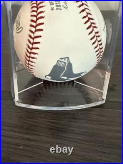 Brock Holt Signed 2018 Postseason Baseball Rawlings Boston Red Sox JSA Witness