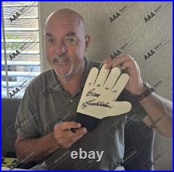 Bruce Grobbelaar Signed Glove & Anfield Sign Bundle