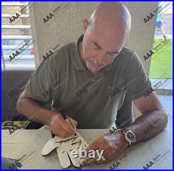 Bruce Grobbelaar Signed Glove & Anfield Sign Bundle