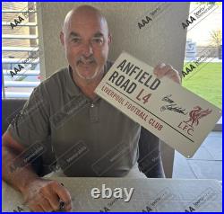Bruce Grobbelaar Signed Glove & Anfield Sign Bundle
