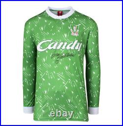 Bruce Grobbelaar Signed Liverpool Shirt Candy, 1989-91 Autograph Jersey