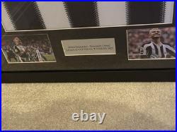Bruno Guimaraes Newcastle United Framed Football Shirt & Signature No COA