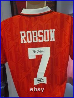 Bryan Robson Signed 93 Shirt