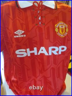 Bryan Robson Signed 93 Shirt