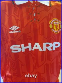 Bryan Robson Signed 93 Shirt