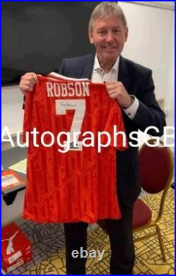 Bryan Robson Signed 93 Shirt