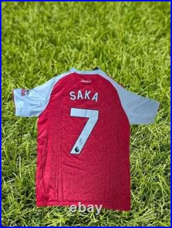 Bukayo Saka Signed Shirt Arsenal