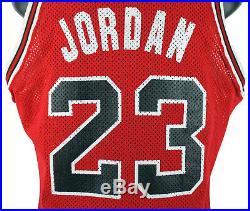 Bulls Michael Jordan Authentic Signed Red MacGregor Jersey PSA/DNA #B57360