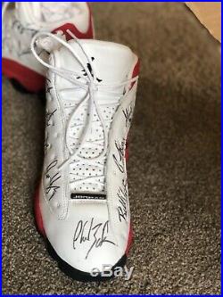 Bulls Michael Jordan Signed Game Used 1997-98 Nike Air Jordan XIII Shoes