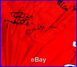 CHAMPIONS LEAGUE WINNERS 1999 Manchester United Shirt Signed By Treble Squad COA
