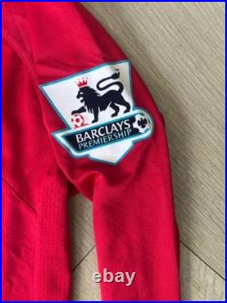 CRISTIANO RONALDO Hand Signed Retro PL Man Utd GOAT Long Sleeve Jersey BECKETT