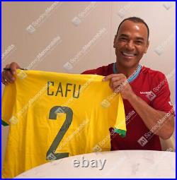 Cafu Signed Brazil Shirt 1970, Number 2 Autograph Jersey
