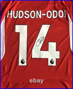 Callum Hudson Odoi Signed Nottingham Forest 23/24 Shirt Autograph