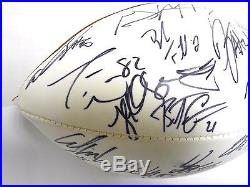 Cam Newton Andrew Luck JJ Watt 2014 TEAM Sanders Signed Autograph Football Ball