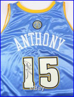Carmelo Anthony 2008-09 Signed Denver Nuggets Game Used Worn Jersey