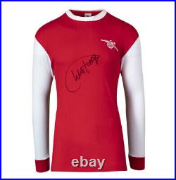 Charlie George Signed Arsenal Shirt 1970s, Long Sleeved, Number Autograph