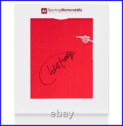Charlie George Signed Arsenal Shirt 1970s, Long Sleeved, Number Gift Box