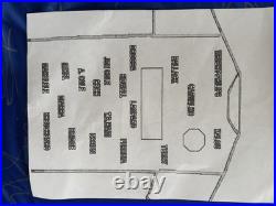 Chelsea 07-08 Signed Squad Football Shirt with COA, Terry, lampard, drogba, Cole