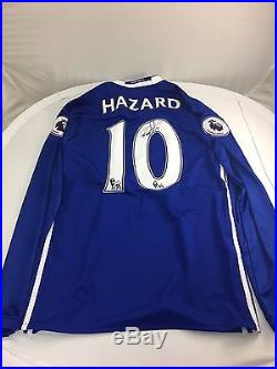 Chelsea Eden Hazard Poppy Premier League Match Day Shirt MATCH WORN AND SIGNED