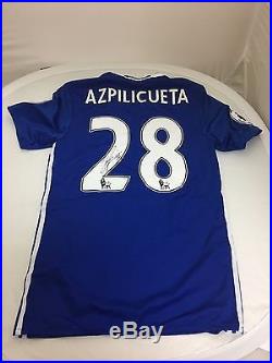 Chelsea Poppy Premier League Match Day Shirt MATCH WORN AND SIGNED