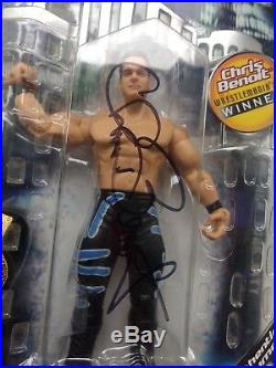 Chris Benoit Signed WrestleMania XX Figure Jakks PSA/DNA WWE WWF WCW RARE