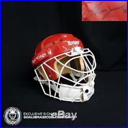 Chris Osgood Signed Autographed Goalie Mask Detroit Red Wings Coa Ice Ready