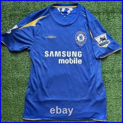 Claude Makelele Hand Signed Chelsea 05/06 Centenary Shirt with COA