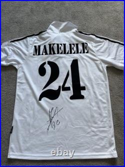 Claude Makelele Signed Real Madrid Shirt With COA France
