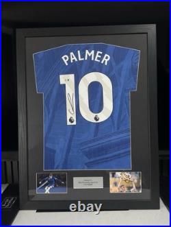 Cole Palmer Framed Chelsea Shirt With COA