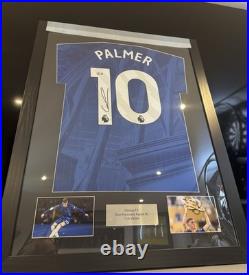Cole Palmer Framed Chelsea Shirt With COA