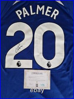 Cole Palmer Signed Chelsea Home Shirt With COA