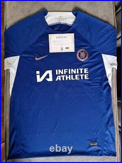 Cole Palmer Signed Chelsea Home Shirt With COA