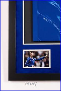 Cole Palmer Signed Chelsea Shirt Framed Display