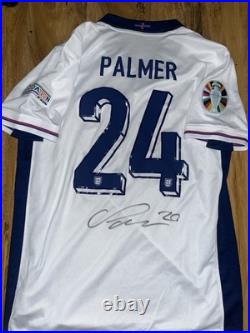Cole palmer hand signed England home shirt with Coa included