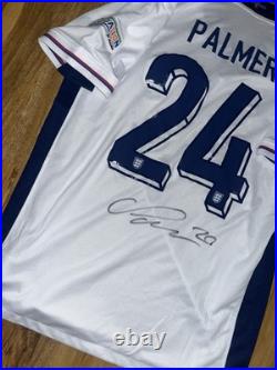 Cole palmer hand signed England home shirt with Coa included