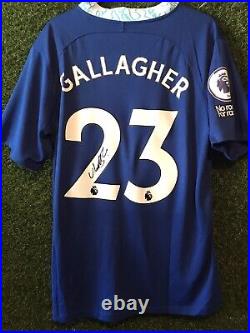 Conor Gallagher Signed Chelsea FC 22/23 Season Home Shirt Comes with a COA
