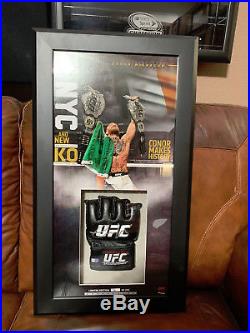 Conor McGregor Framed Fanatics UFC 205 Glove Autographed/Signed
