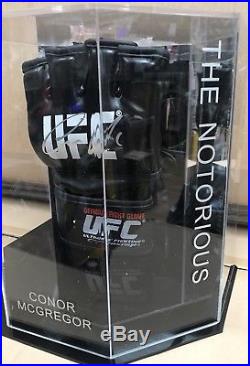 Conor McGregor Signed UFC Glove In a Octagon Notorious Display Case AFTAL COA