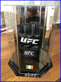 Conor McGregor signed MMA Mit /glove Plus Display Case In A Octagon case