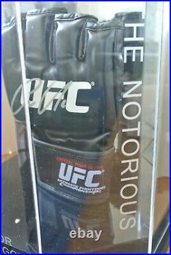 Conor Mcgregor Hand Signed Official UFC Glove in Limited Edition Octagon Case