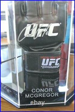 Conor Mcgregor Hand Signed Official UFC Glove in Limited Edition Octagon Case