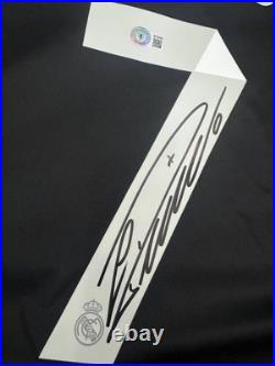 Cristiano Ronaldo #7 Signed Autographed Soccer Jersey Beckett COA Black
