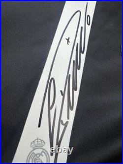 Cristiano Ronaldo #7 Signed Autographed Soccer Jersey Beckett COA Black