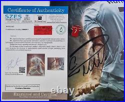 Cristiano Ronaldo CR7canvas Hand Signed with certificate/authenticity NOT FRAMED