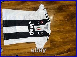 Cristiano Ronaldo Hand Signed Juventus Home Shirt With Coa Included