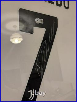 Cristiano Ronaldo Signed & Framed Juventus Football Shirt COA Beckett QR