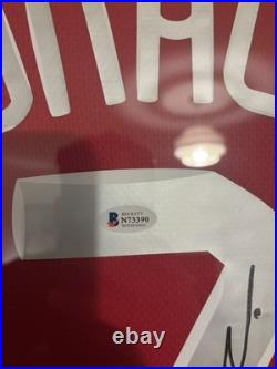 Cristiano Ronaldo Signed & Framed Manchester United Football Shirt Beckett
