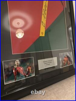 Cristiano Ronaldo Signed & Framed Portugal Football Shirt COA Beckett