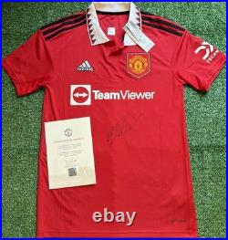 Cristiano Ronaldo Signed Manchester United 2022/23 Shirt with OFFICIAL CLUB COA